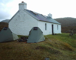 tents and Maoile Buidhe bothy
