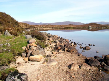 Looking North Across Loch Ba Towards The Mamore