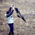 Drying his Trousers in the Strong Wind