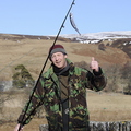 Pike Angler at Loch Freuchie 2010/02/23