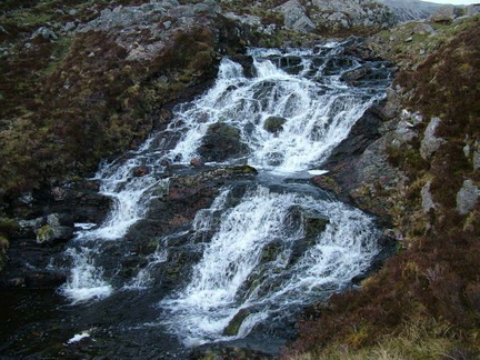 The Waterfall Out Of The Lower Loch