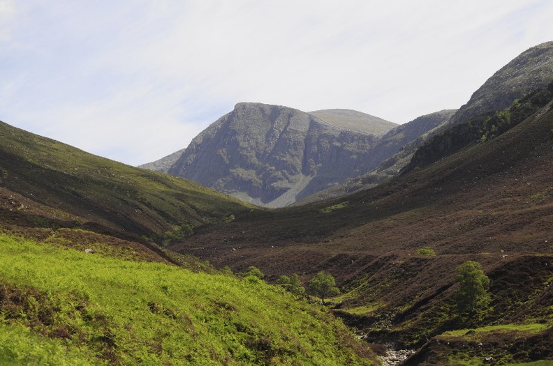 Looking Up The Path With Beinn Dearg On The Horizon