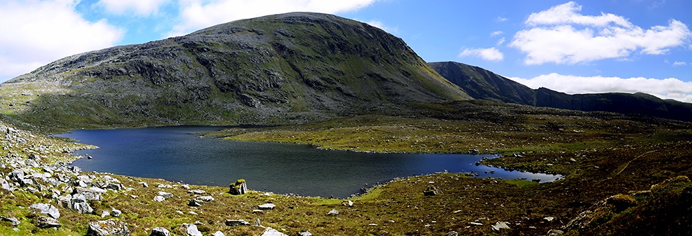 A Panorama Of Lochan A' Chnapaich And The Corrie