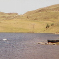 The boat mooring on Loch A`Phearson