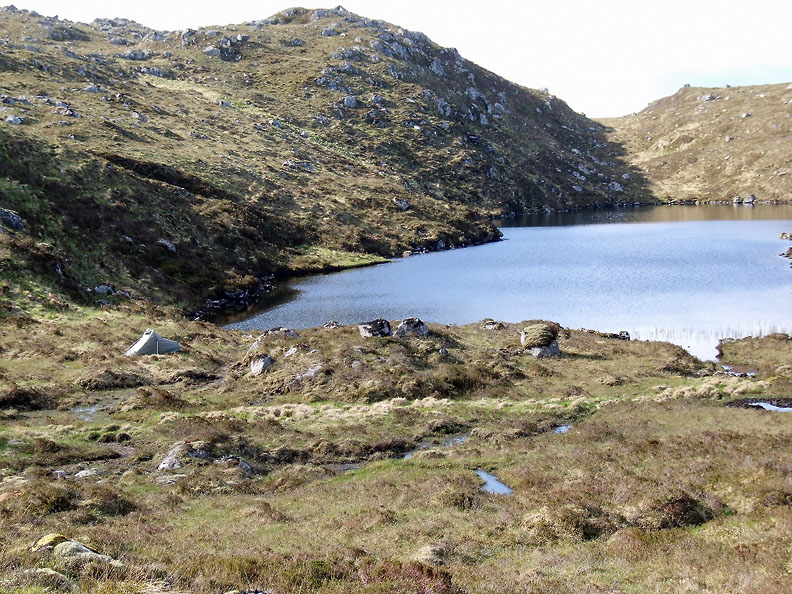 My camp at Lochan Sligeanach