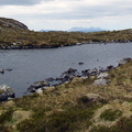 Looking Across Upper Lochan Sligeanach Towards Rhum