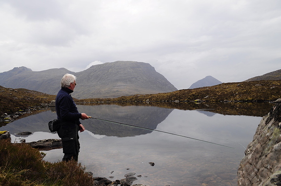 Me Fishing The Loch Below The Camp Site