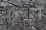 Quartz Intrusion In The Sandstone And Closeup