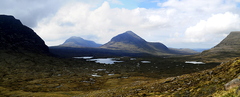 Torridon Panorama From Coire Mhic Fhearchair