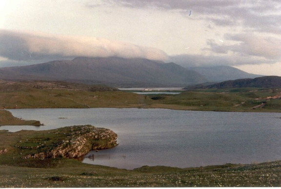Cape Wrath Hotel Looking Across Loch Lanlish