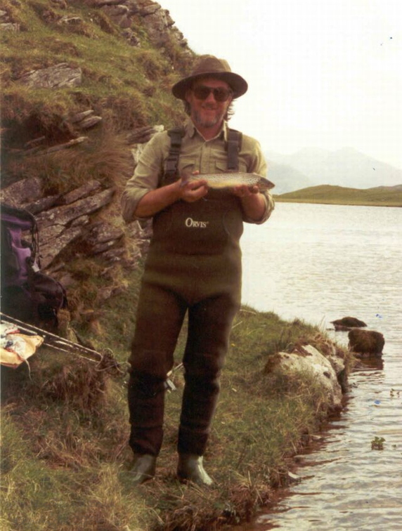 Me with a Lanlish Brown Trout