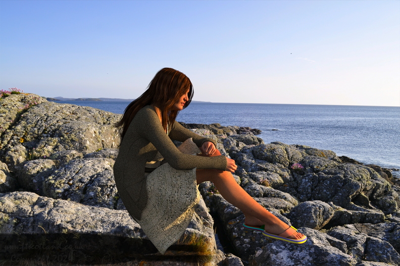 Sitting on the Rocks