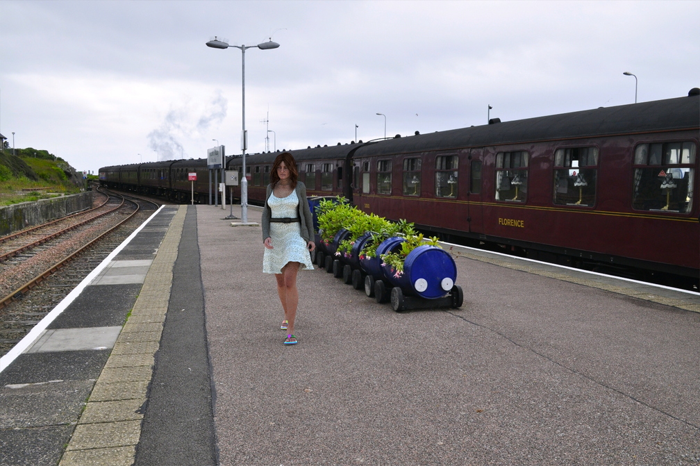 At The Train Station