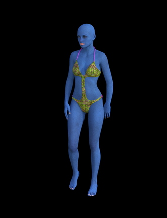 Blue Skin test