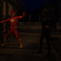 Flash and Batgirl