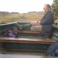 In the boat on Loch A`Phearson